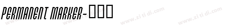 PERMANENT MARKER字体转换